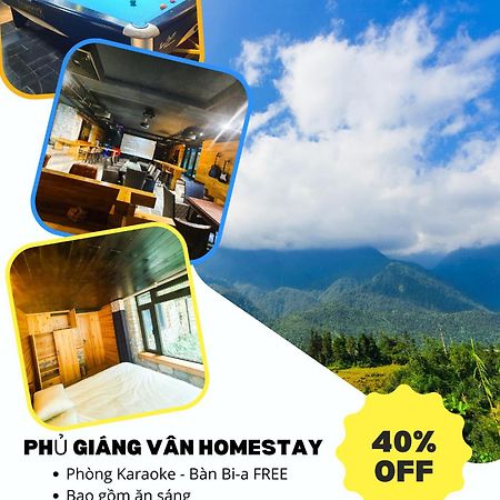 Phu Giang Van Homestay Sapa Eksteriør bilde