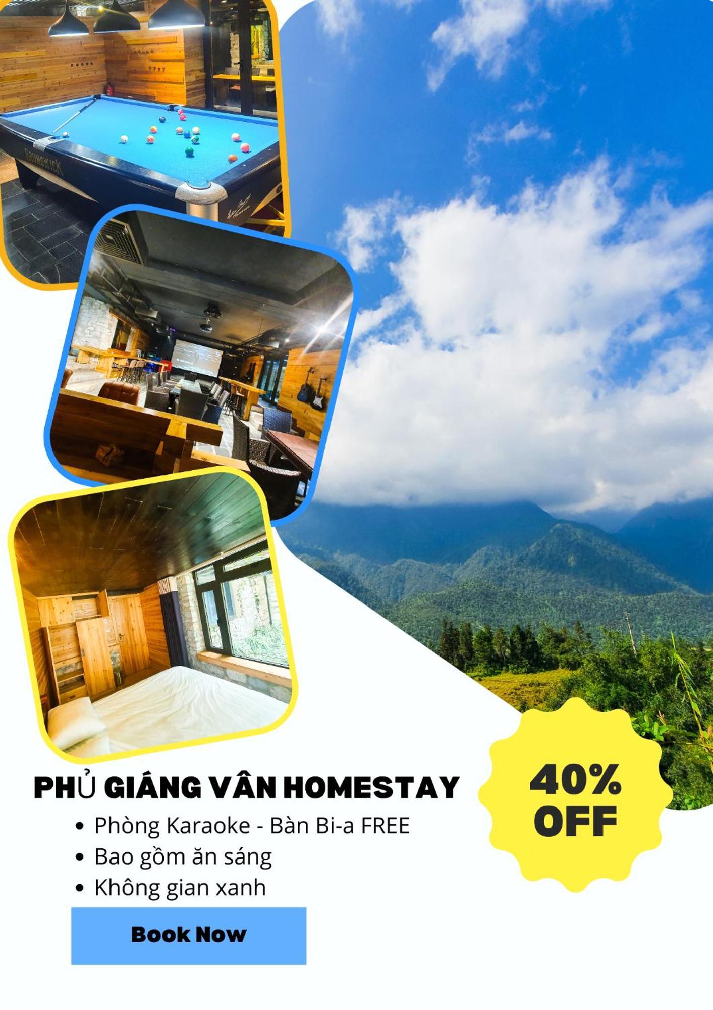Phu Giang Van Homestay Sapa Eksteriør bilde